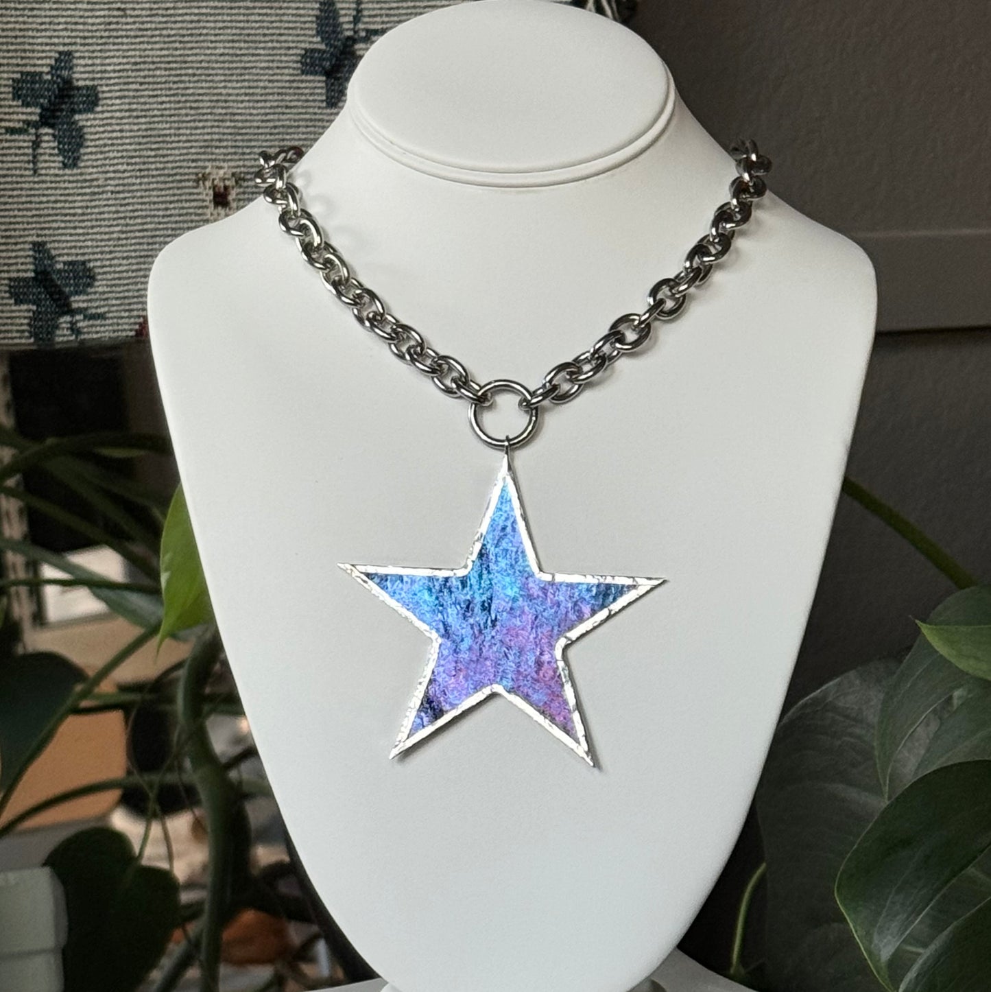 Iridescent Black Star - Large