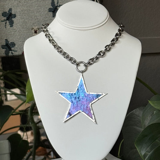 Iridescent Black Star - Large