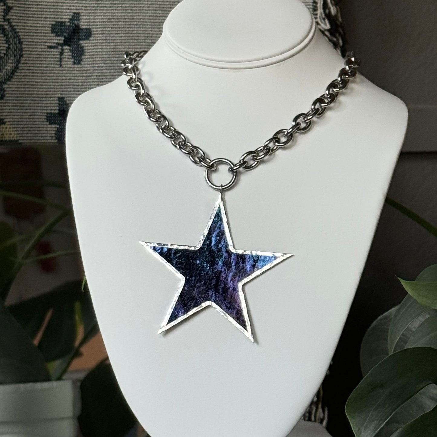 Iridescent Black Star - Large