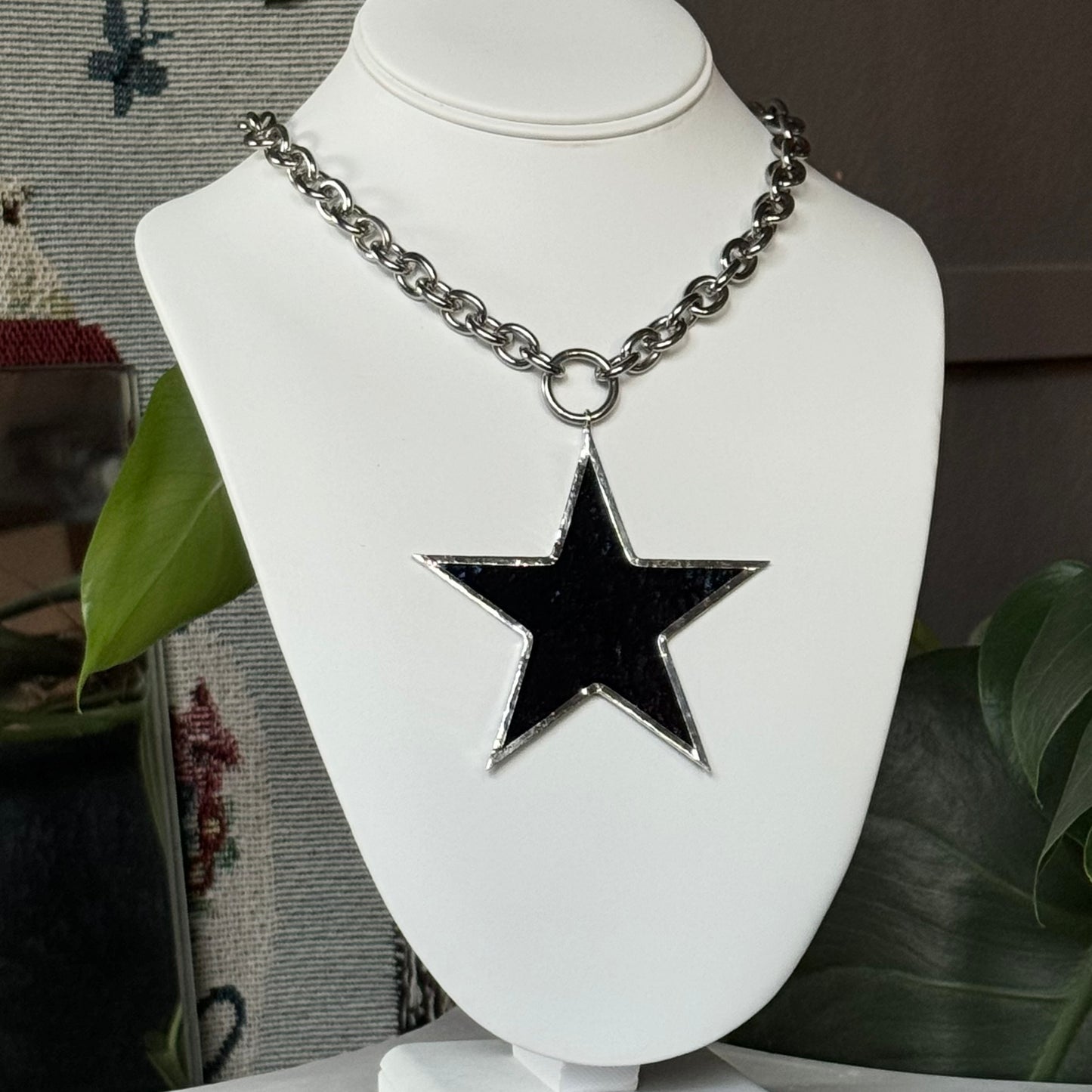 Iridescent Black Star - Large