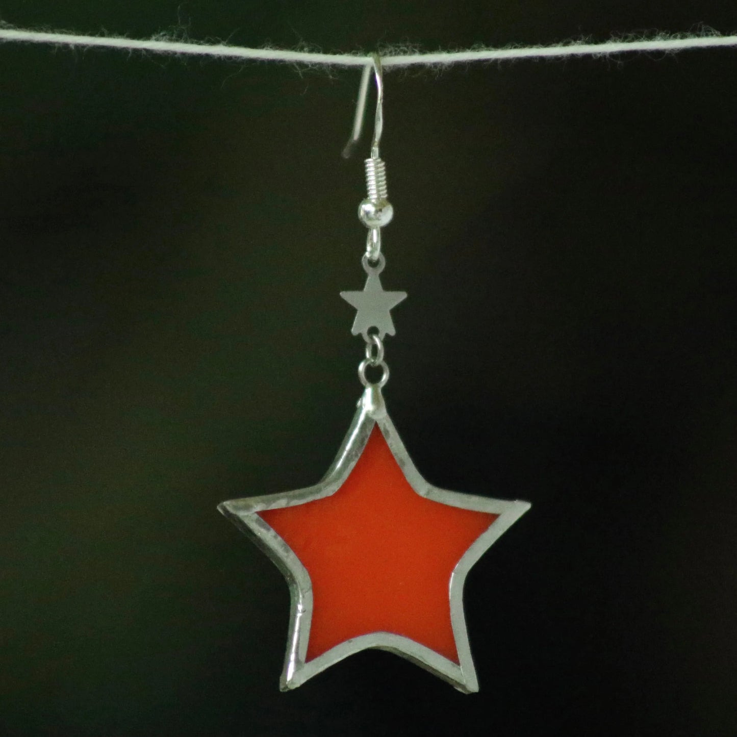 Star Earrings - 8 Colors - Single or Pair - Made to Order