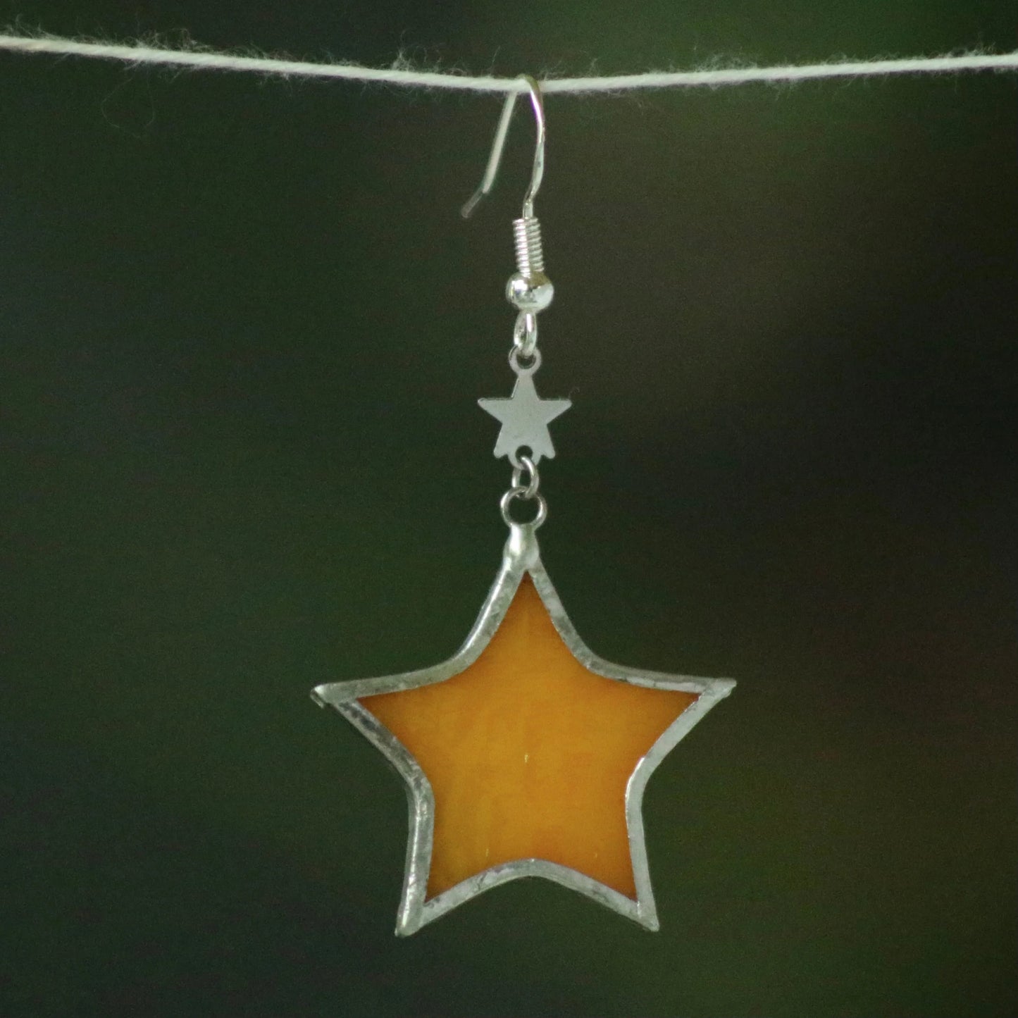 Star Earrings - 8 Colors - Single or Pair - Made to Order