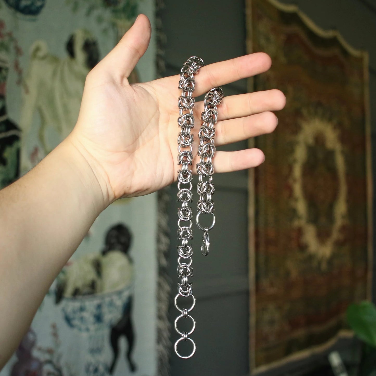 Chunky Byzantine Chainmaille Necklace